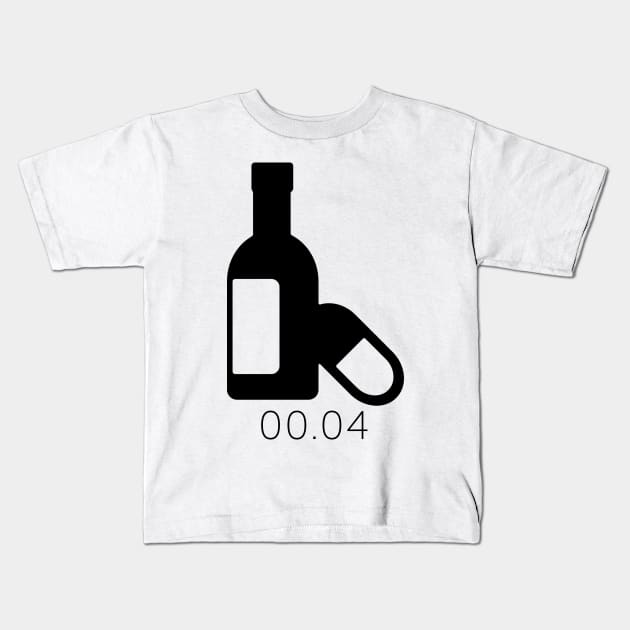 00.04 Kids T-Shirt by byebyesally